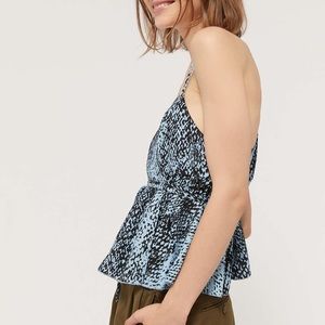 Urban Outfitters Peplum wrap tank top